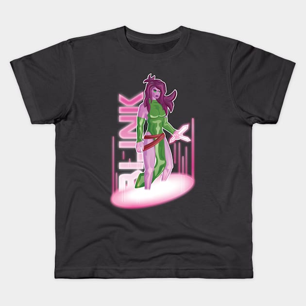 Blink! Kids T-Shirt by carcrashcarlos